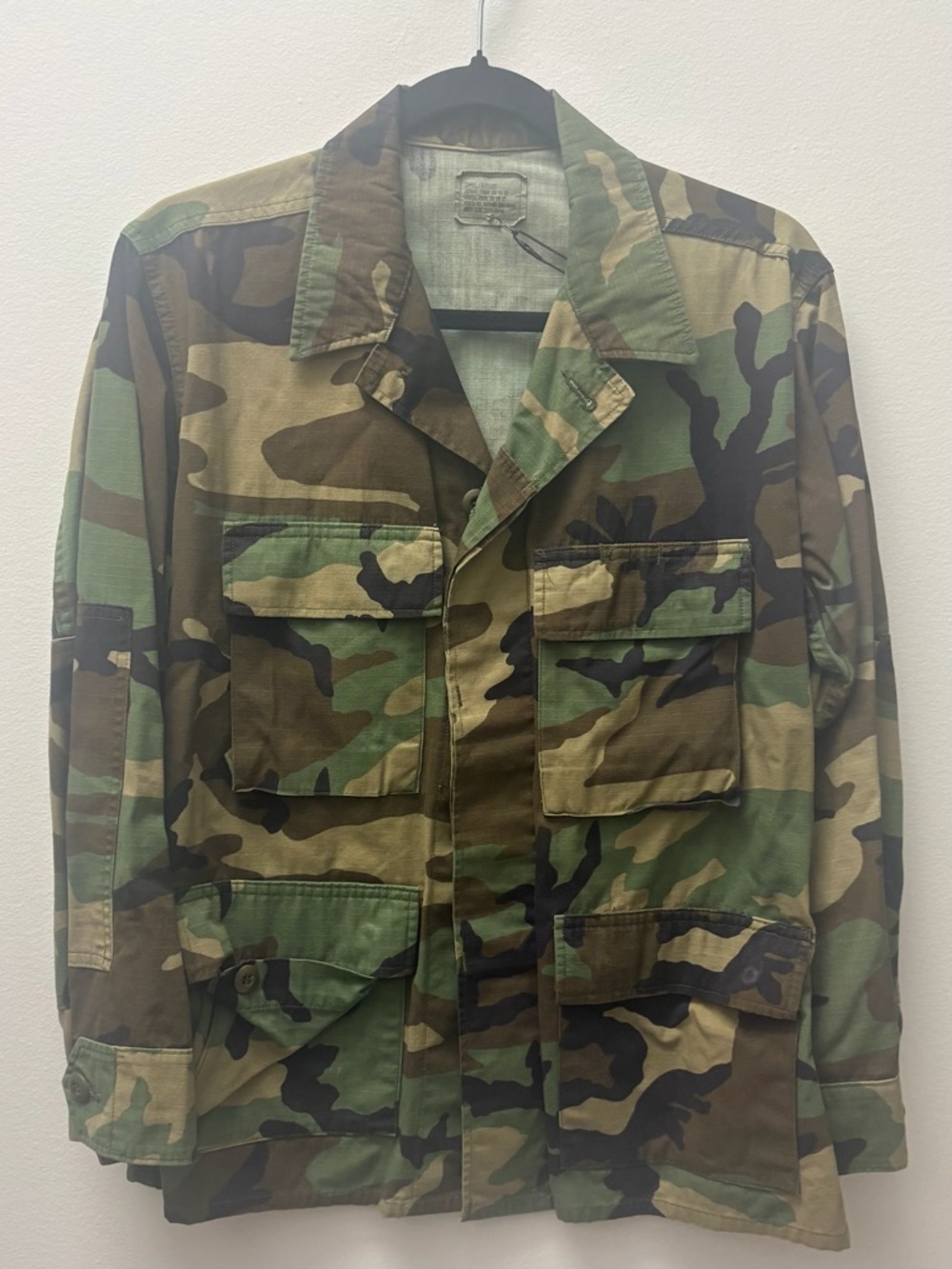 Vintage Unisex Green 
 camo jacket Size S